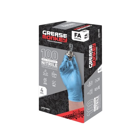 Grease Monkey DSP GLOVE NIT OS BLU 13570-110
